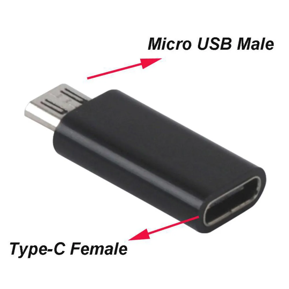 2020 Type-C гнездовой разъем к Micro USB 2 0 Мужской 3 1 адаптер конвертер высокоскоростной
