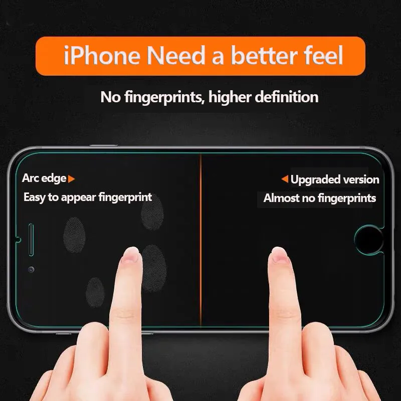 Защитное стекло для экрана Cristal templado 8 iphone 7 6 xs max 10 X|Защитные стёкла и плёнки