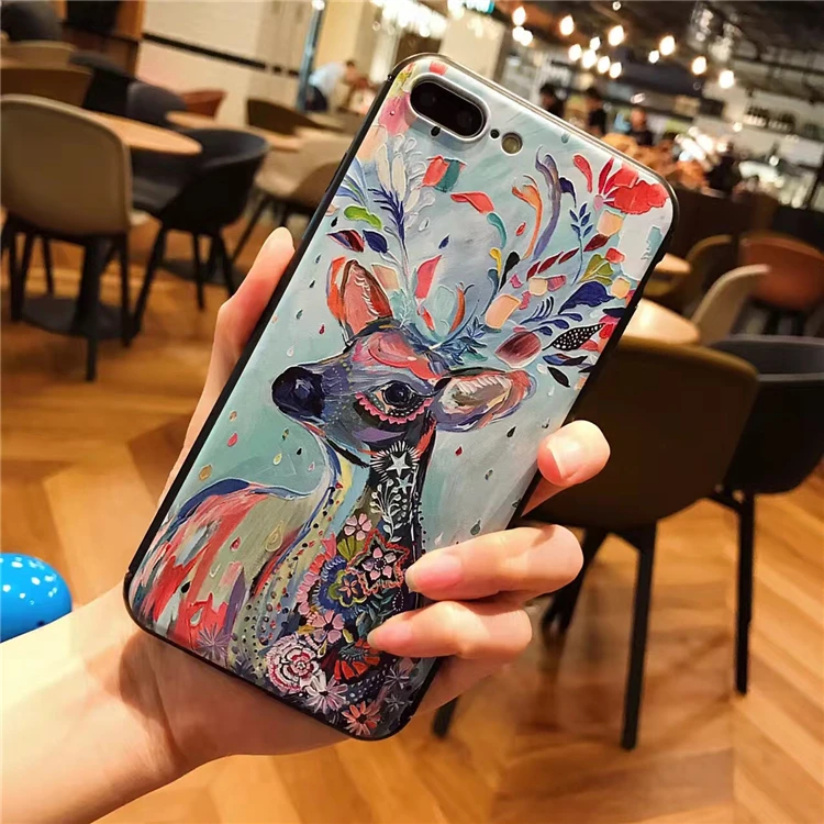3D рельеф Винни Пятачок Чехол для телефона для iPhone 7 8 Plus X 10 прекрасный рельеф Чехлы для iPhone 6/6 S Plus 5 5S SE XS Max XR TPU крышка