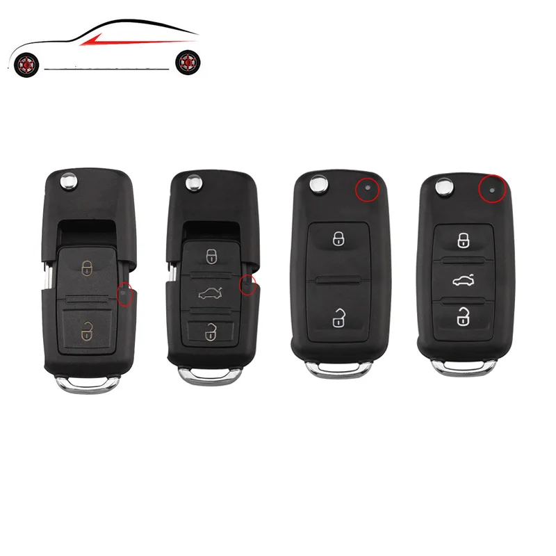 GORBIN бренд 2 3 кнопки складной дистанционный ключ для VW polo passat b5 Tiguan Golf VOLKSWAGEN Seat Skoda