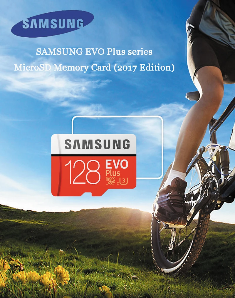 Карта памяти SAMSUNG EVO Plus класс 10 64 Гб 128 ГБ 256 ГБ SDXC U3 Micro SD TF карты 32 Гб SDHC U1 транс флэш для планшетных телефонов