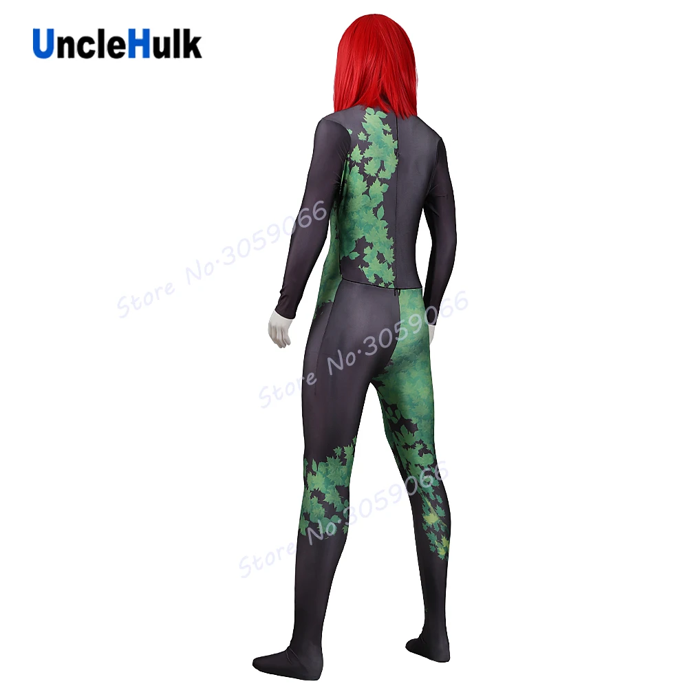 Ядовитый плющ Pamela Lillian Isley спандекс Zentai Костюм | UncleHulk Тематическая одежда и