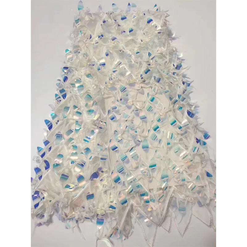 Африканская вышивка блесток кружева ткань французский чистая с Черными