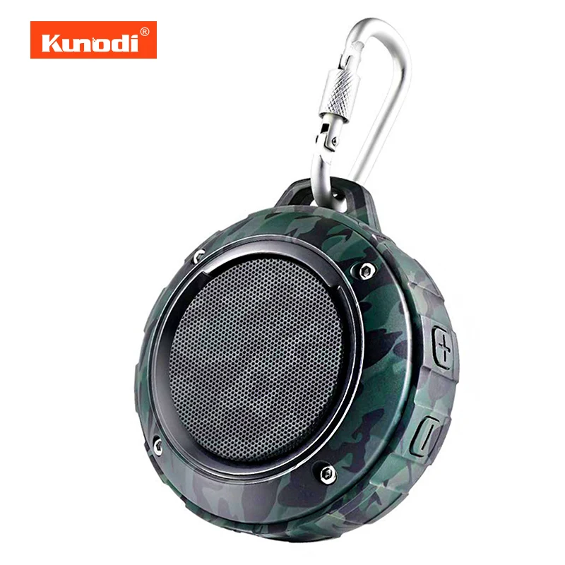 Camouflage Kunodi Открытый водонепроницаемый Bluetooth динамик, беспроводной портативный мини душ путешествия динамик, для спорта, бассейна, пляжа, туризма, кемпинга - Цвет: Camouflage
