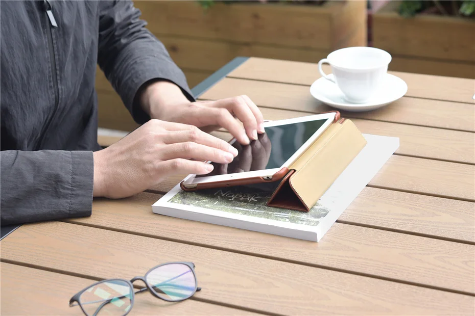 Icarer Роскошный чехол из натуральной кожи для iPad Mini 5 Ретро яловая кожа трехслойный чехол-подставка для iPad Mini5 7,9 ''чехол