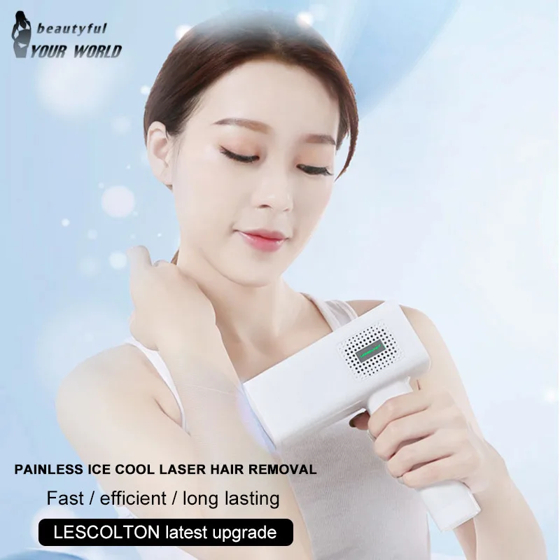 Lescolton 3 in 1 ice cool IPL Laser Hair Removal Machine Epilator Permanent depilador a laser smart touch | Красота и здоровье