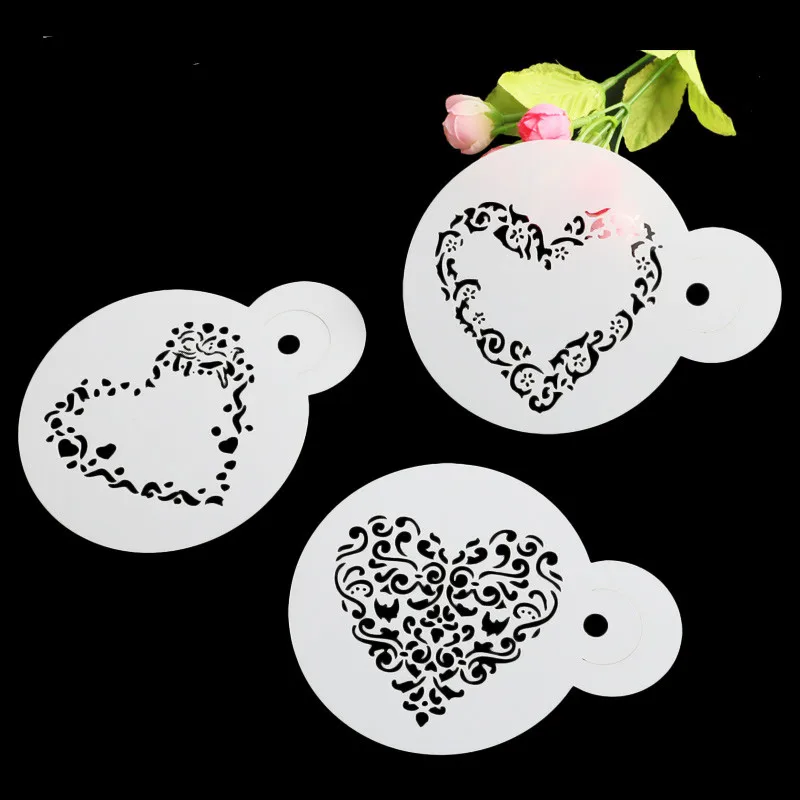

Heart Style New 2019Food Grade Fondant Cake Molds Plastic Cupcake Decoration Tools