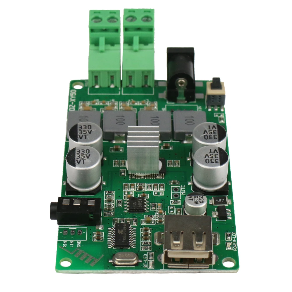Плата усилителя Bluetooth GHXAMP TPA3116 2*50 Вт стерео 2 0 цифровая плата мощности DC 9 в 24 3 5 мм