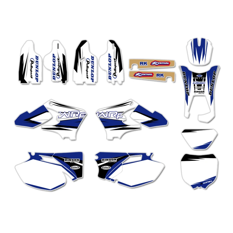 Новые графические фоны для Yamaha WR250F WR450F WRF250 WRF450 2005 2006 WRF 250 450 WR 250F 450F|graphic backgrounds|team
