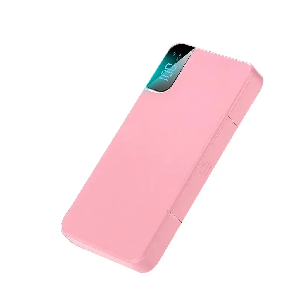 8000mAh Large Capacity Power Bank Portable Digital LCD Display Mobile Charger External Battery With Adjustable Phone Holder | Мобильные