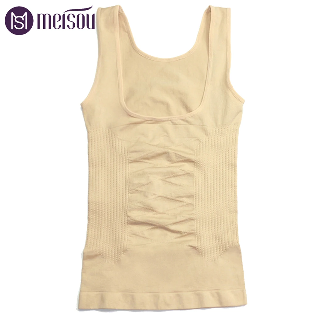 Женский жилет для похудения Meisou пояс корсет неопрен Топ|Топы| |