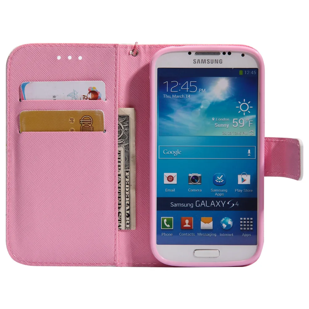 Для samsung Galaxy S8 чехол для S7 случае симпатичный кошелек Coque S6 S5 s4 S3 Капа |