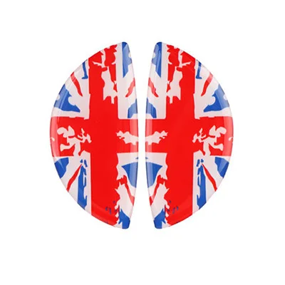 Splash Union Jack Ambermile 3D эпоксидной смолы для салона автомобиля дверные ручки крышки наклейки для Mini Cooper R56 R55 R60 R61 аксессуары для земляков стайлинга автомобилей - Название цвета: Splash Union Jack