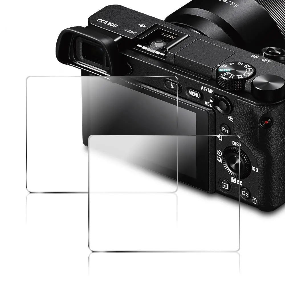 Закаленное Защитная пленка для борьбы отпечатков пальцев камера Canon EOS 1500D 2000D (6