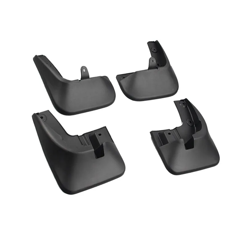 black 4pcs Крыло Оригинальное положение отверстия автомобиля мягкий клей брызговик защита модификация автомобильные аксессуары для Toyota Previa Estima - Цвет: black 4pcs