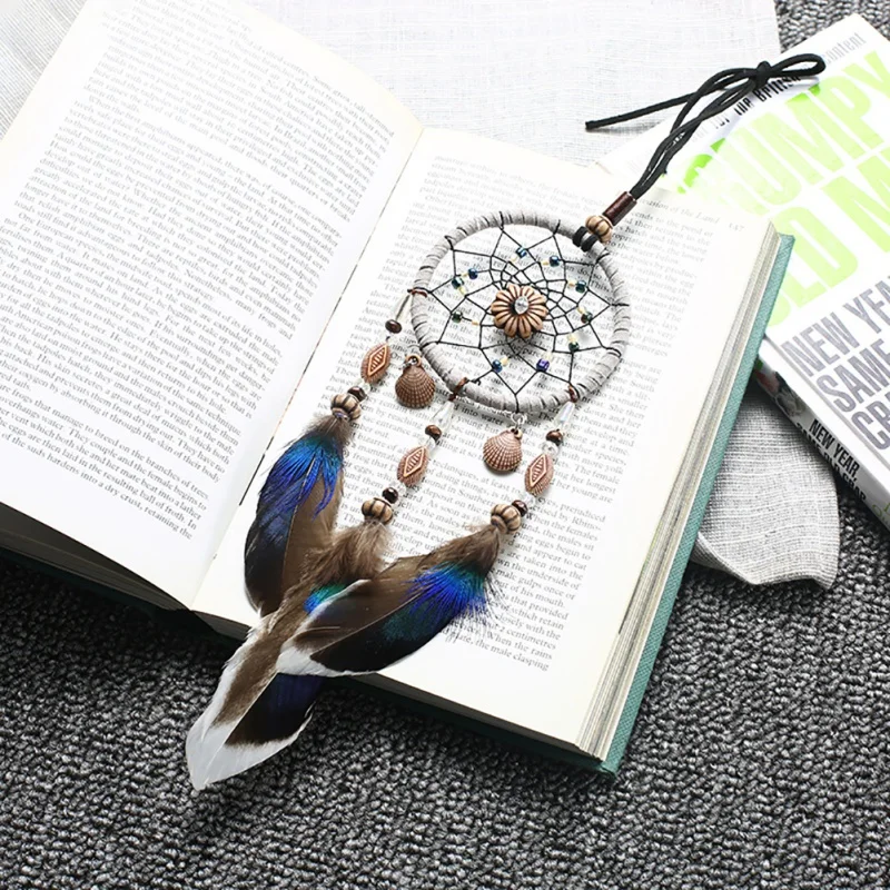 Polycyclic Dreamcatcher Handmade Dream Catcher Net With Feathers Home Wedding Decoration Ornament | Дом и сад