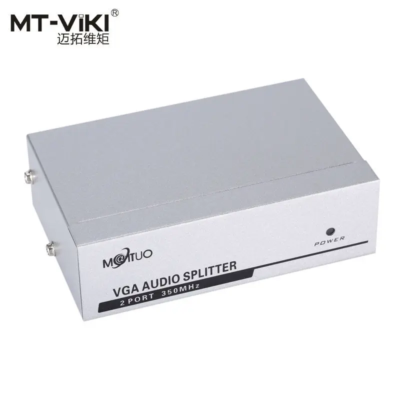 MT-VIKI 2 порта VGA разветвитель Видео Аудио 350 МГц 1920*1440 1 вход к выходам для