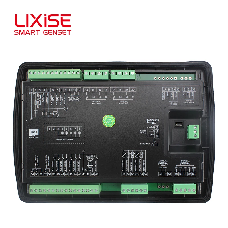 LXC9220 полностью замененная панель управления дизельным двигателем dse7220 |