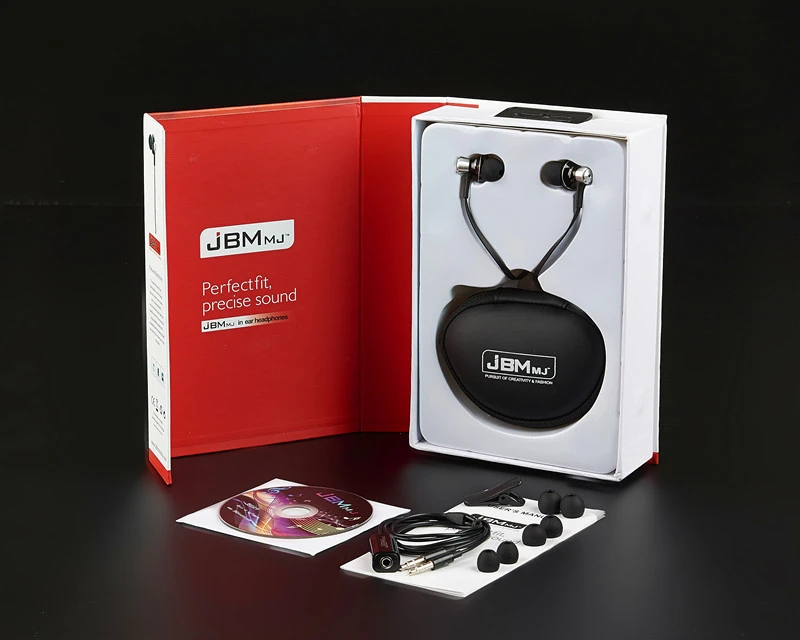 Оригинальные Внутриканальные наушники JBM Hi Fi стерео гарнитура с микрофоном