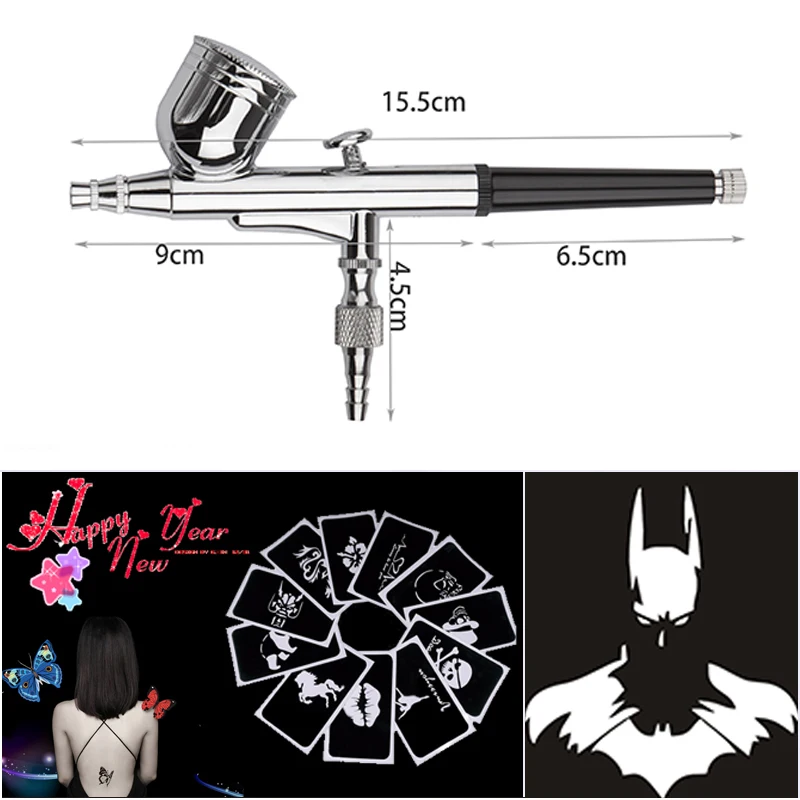 Аэрограф набор для ногтей краска лица ручка распылитель нейл арта аэрограф торта