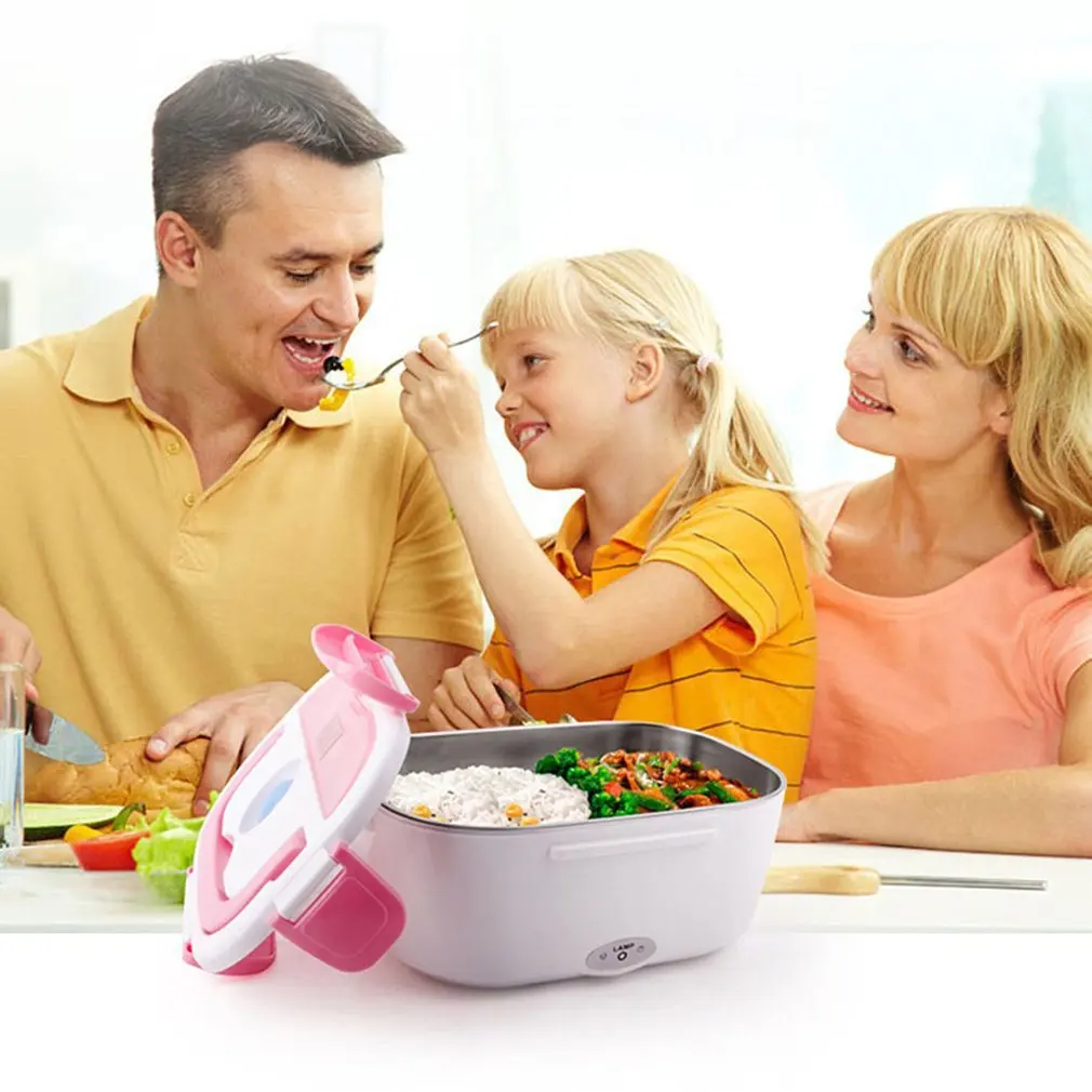 Портативный Подогрев Bento Box двойной изоляции Один Слои коробка еда теплые