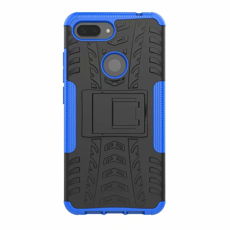 blue and gift Ударопрочный силиконовый Жесткий Чехол для Xiaomi Mi 9se 8lite 6X A2 redmi GO Note 7 Note 6 pro Max3 6A S2 Y2 7A K20 CC9E A3 чехол - Цвет: blue and gift