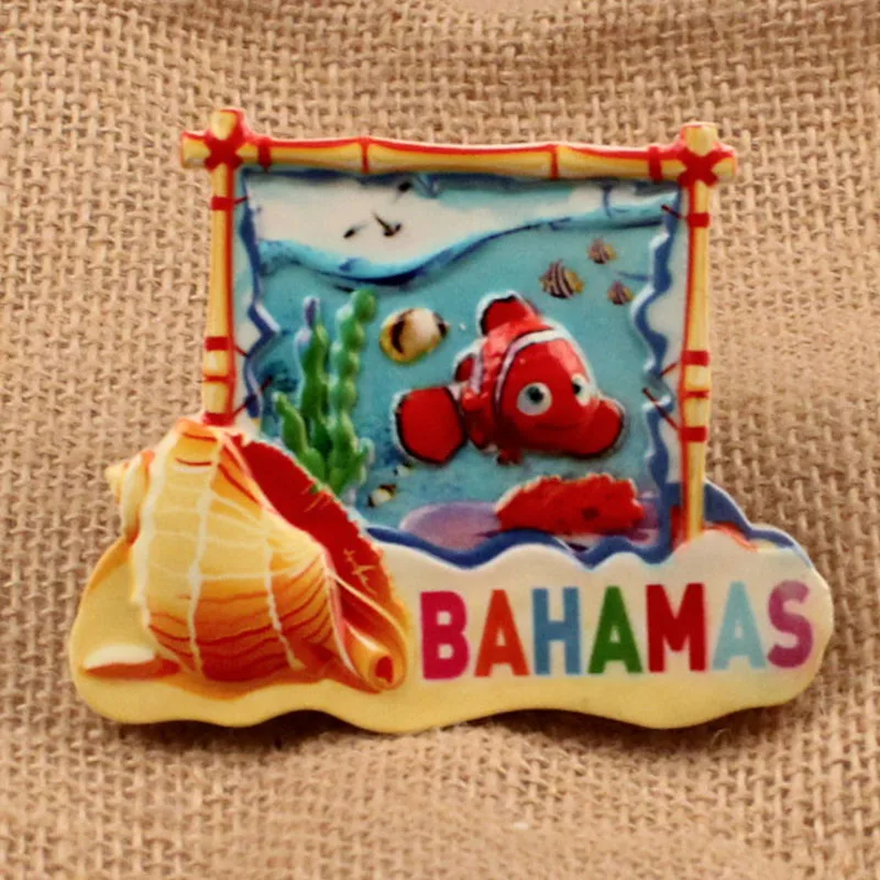 fridge magnet bahamas fish design | Дом и сад