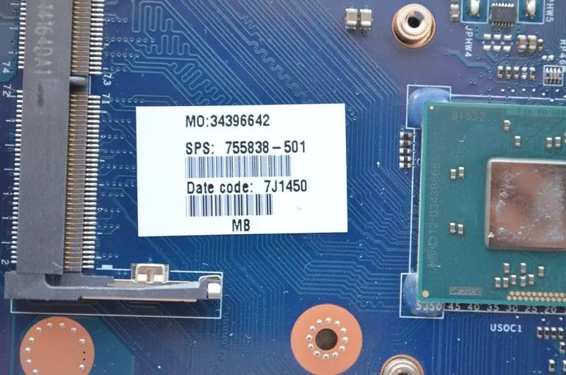 755838-001 755838-501 755838-601 для hp 14-R 240 G3 серийная материнская плата для ноутбука N3520 Процессор LA-A995P полностью протестирована