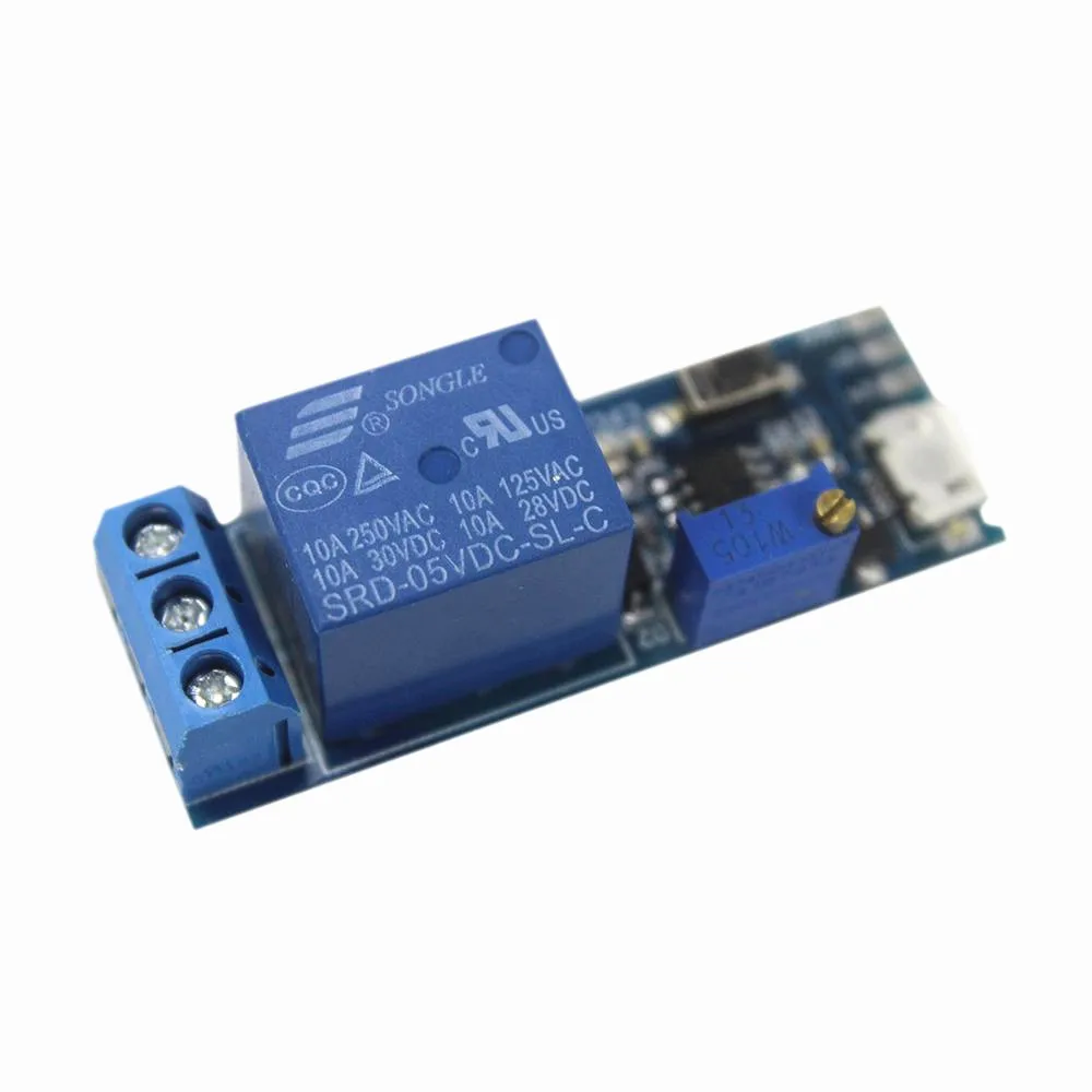 Умная электроника 5 в 30 реле задержки питания Micro USB регулируемое управления