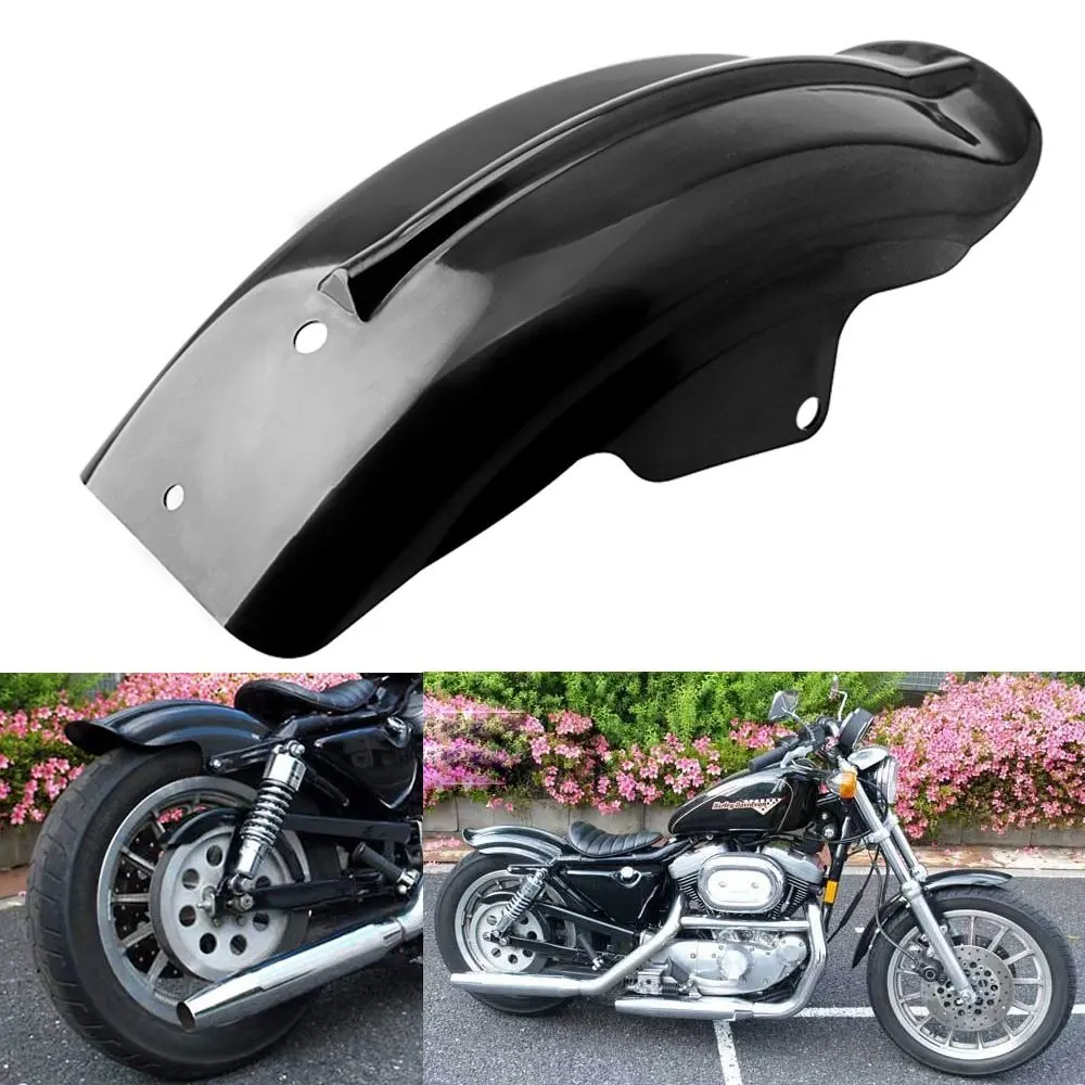 

Lightweight Black Rear Mudguard For Harley Sportster Bobber Chopper Cafe Racer 1994-2003 Fender