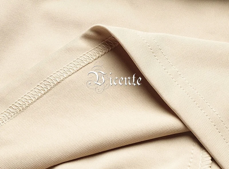 Vicente 2019 хит новинка шикарное черное кружевное лоскутное платье с длинными