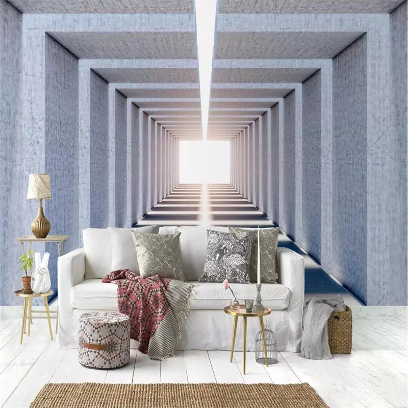 Decorative wallpaper 3D three-dimensional future space abstract modern background wall paintings | Обустройство дома