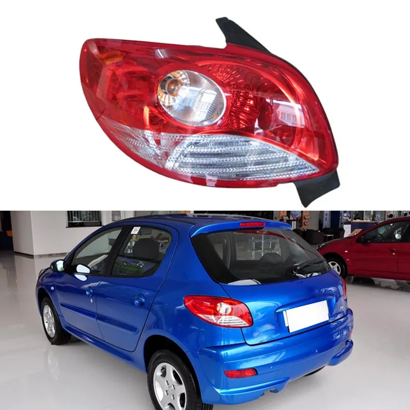 Задний светильник для Peugeot 207 Hatchback Sedan 2008 2009 2010 2011 2012 2013 2014 стайлинга автомобилей