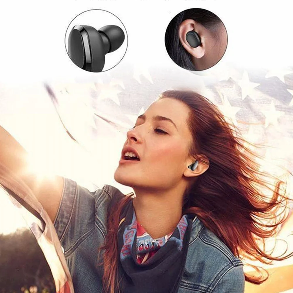 Bluetooth Handsfree двойная гарнитура наушники беспроводной стерео вкладыши бас для