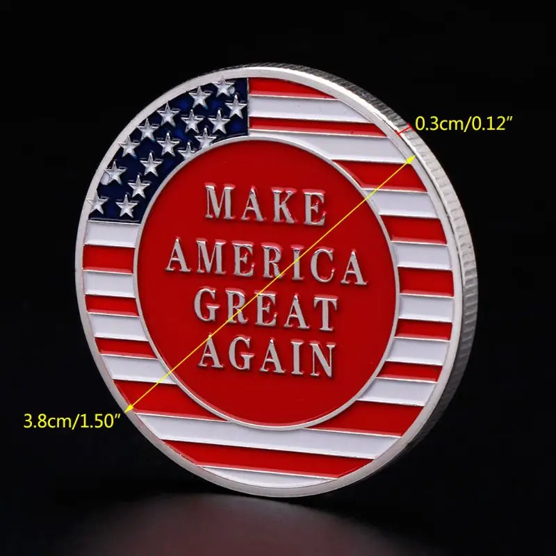 

Commemorative Coin 2020 Donald Trump President Oath Collection Silver Gold Craft