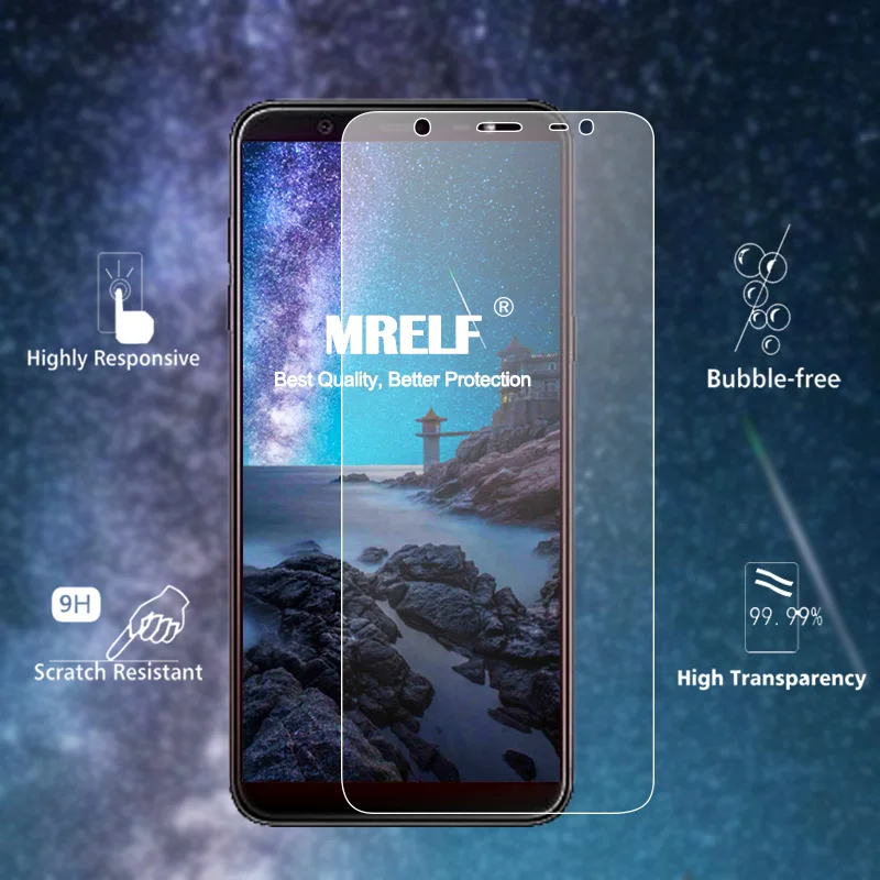 2.5D 9H закаленное стекло Samsung J6 2018 защитная пленка на телефон для | Мобильные