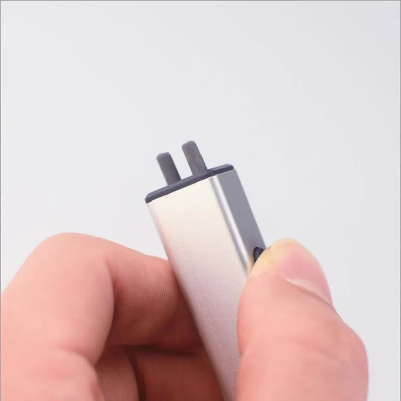 Небольшой сигарета с зарядкой от USB светящиеся туфли дуга Электронная зажигалка