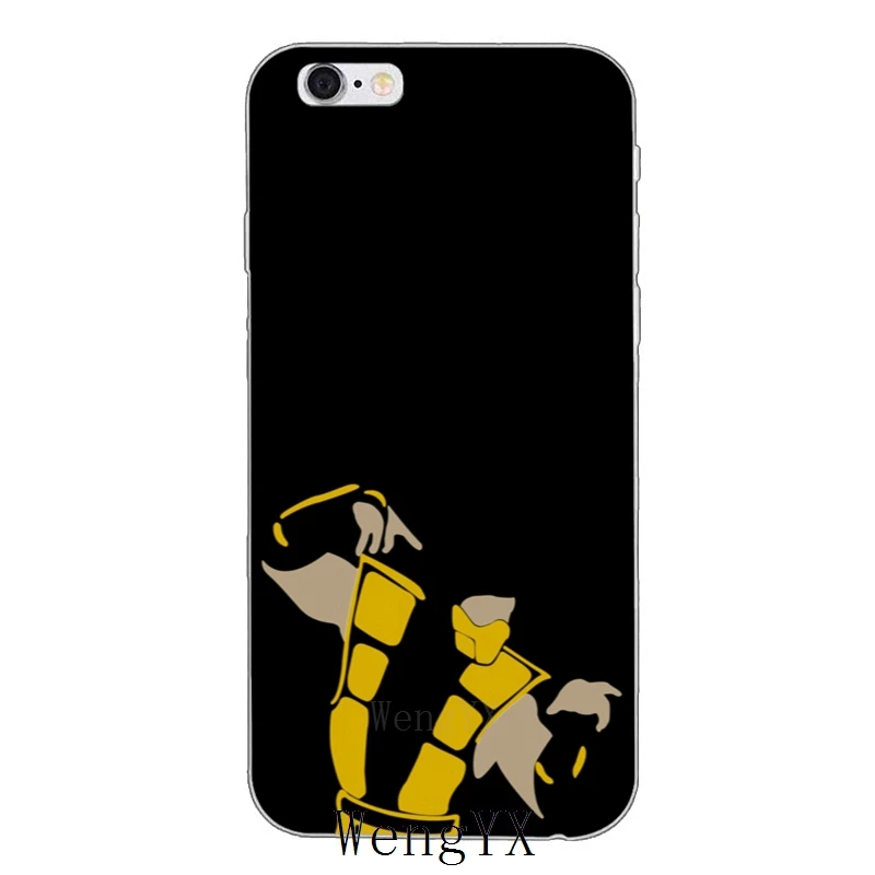 Мягкий чехол с мультяшным скорпионом mortal kombat для Huawei Honor 4c 5c 5x 6x V10 Y5 Y6 Y7 II Mate 7 8 9 10 P8