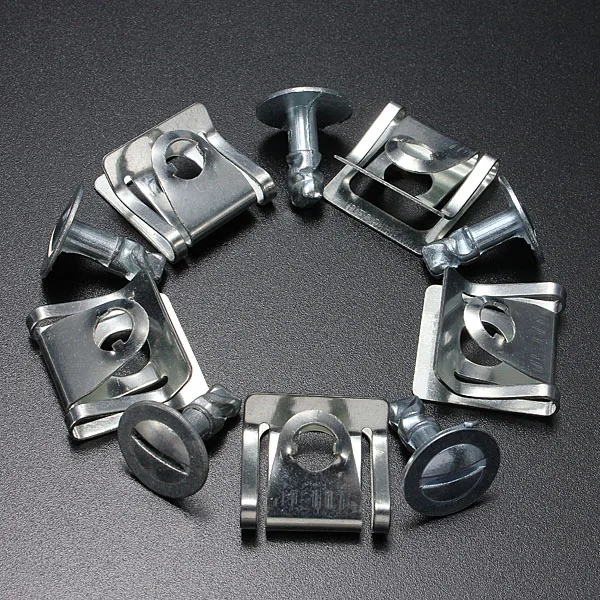 5 пар зажимов под поддон двигателя защитная Нижняя фотография металл для моделей