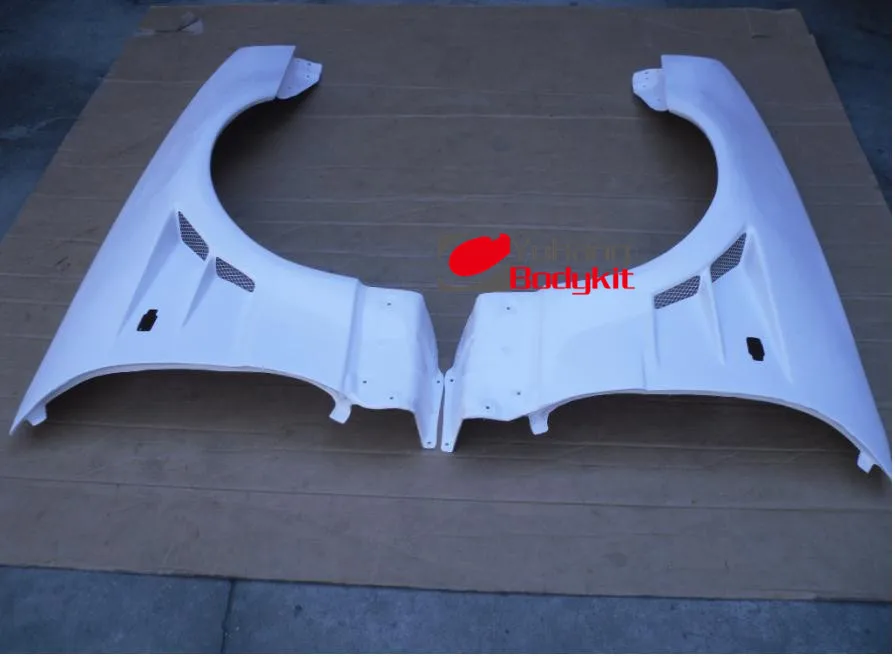 Skyline R34 GTR BN-стиль углеродное волокно 2 шт. 1 пара вентилируемых передних крыльев CF