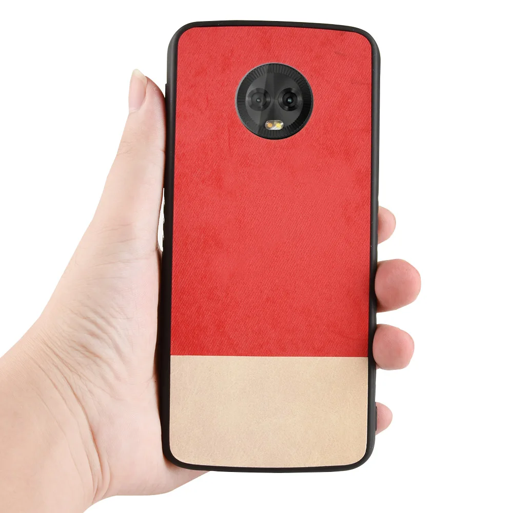 Водонепроницаемый чехол для Motorola G6 Plus тонкий жесткий с рисунком MOTO + | Мобильные