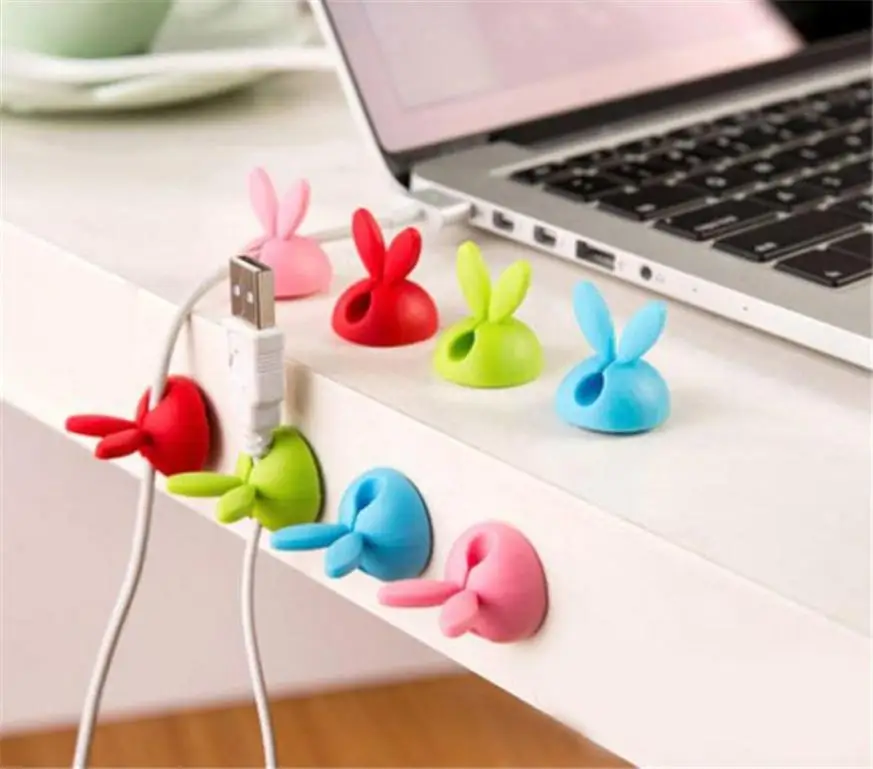Новинка 2018 1 x зажим для кабеля настольный аккуратный провод USB-шнур зарядного