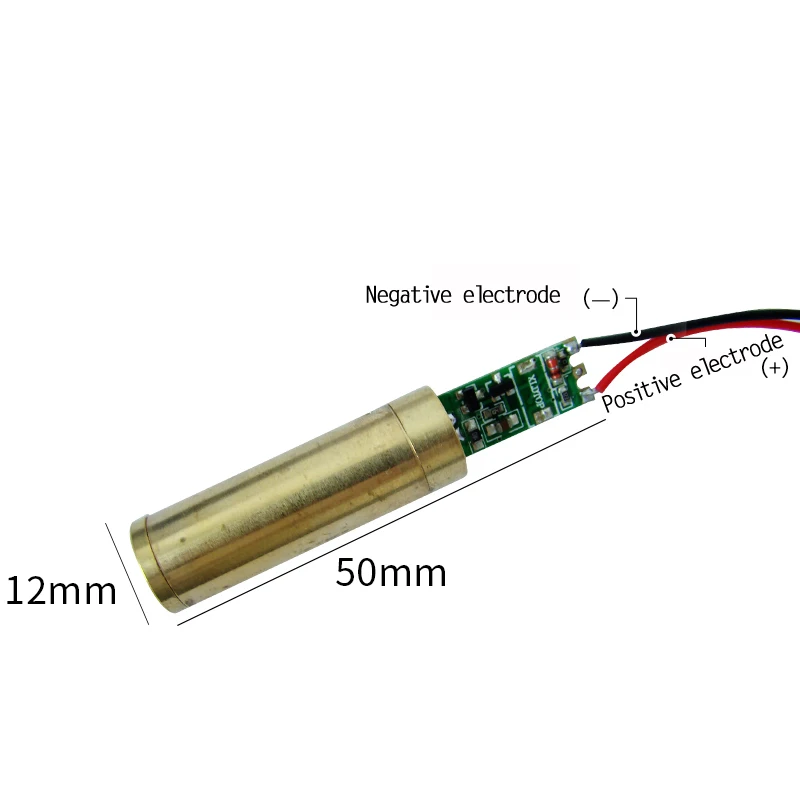 Высокое качество 532nm 50 мВт зеленый лазерный модуль промышленный лазер локатор