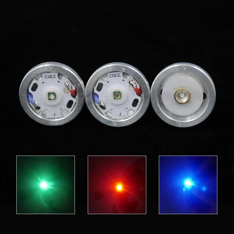 Cree led зеленый/синий/красный светодиодный модуль падение для C8 фонарик, 3 v-12 v 1 Режим лампы