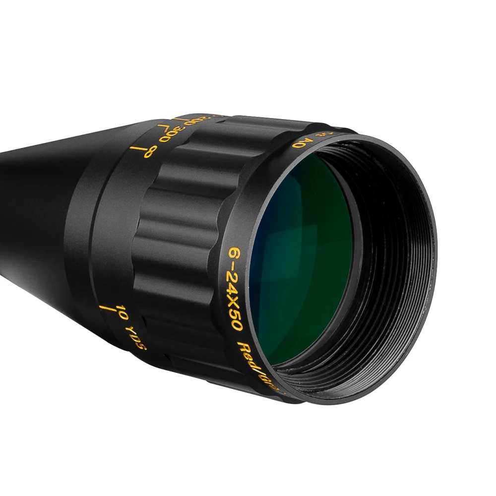 Nsirius 6 24X50 Aoe Goud тактический прицел оптический Rod Groen Llluminate Crosshair Охотничья