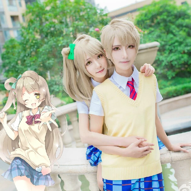 

Лидер продаж, костюм Love Live Minami Kotori, свитер, школьная форма, костюм для косплея, женский и мужской свитер, куртка + рубашка + шорты