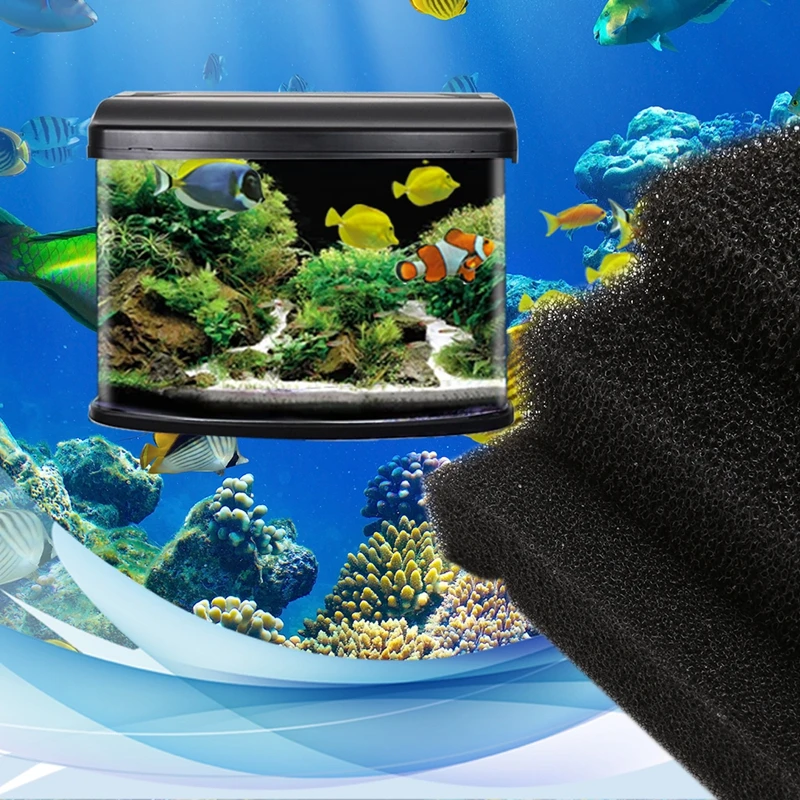 

Filter Bio-Sponge Aquarium Cotton Filters Biochemical Sponge Fish Tank Cotton Foam Filters for Home & Garden Sponge Pad