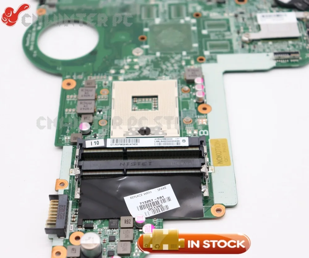 Материнская плата NOKOTION для ноутбука HP Pavilion 14-E 15-E 17-E материнская HM76 UMA DDR3 713257-001