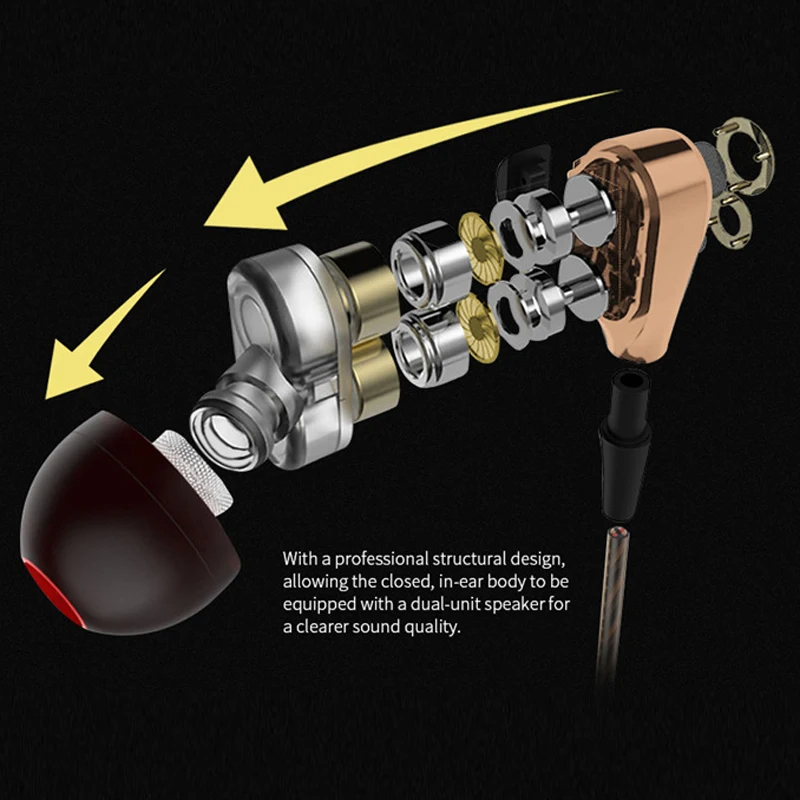 DUSZAKE L9 стерео наушники для Xiaomi телефона Проводные наушники-вкладыши спортивные с