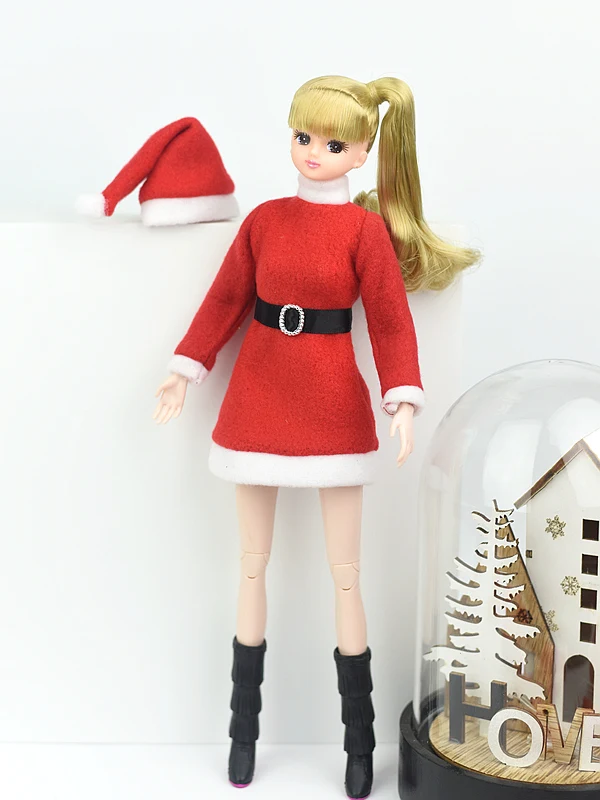 

doll clothes xmas clothes for BB 1:6 dolls BBI501